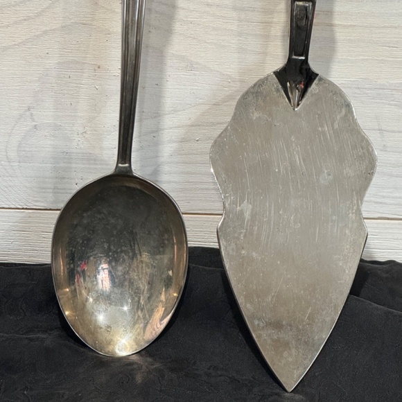 Godinger Silver Art Co LTD Pie/Cake Server And Knife Christmas Set 4 - Picture 5 of 10